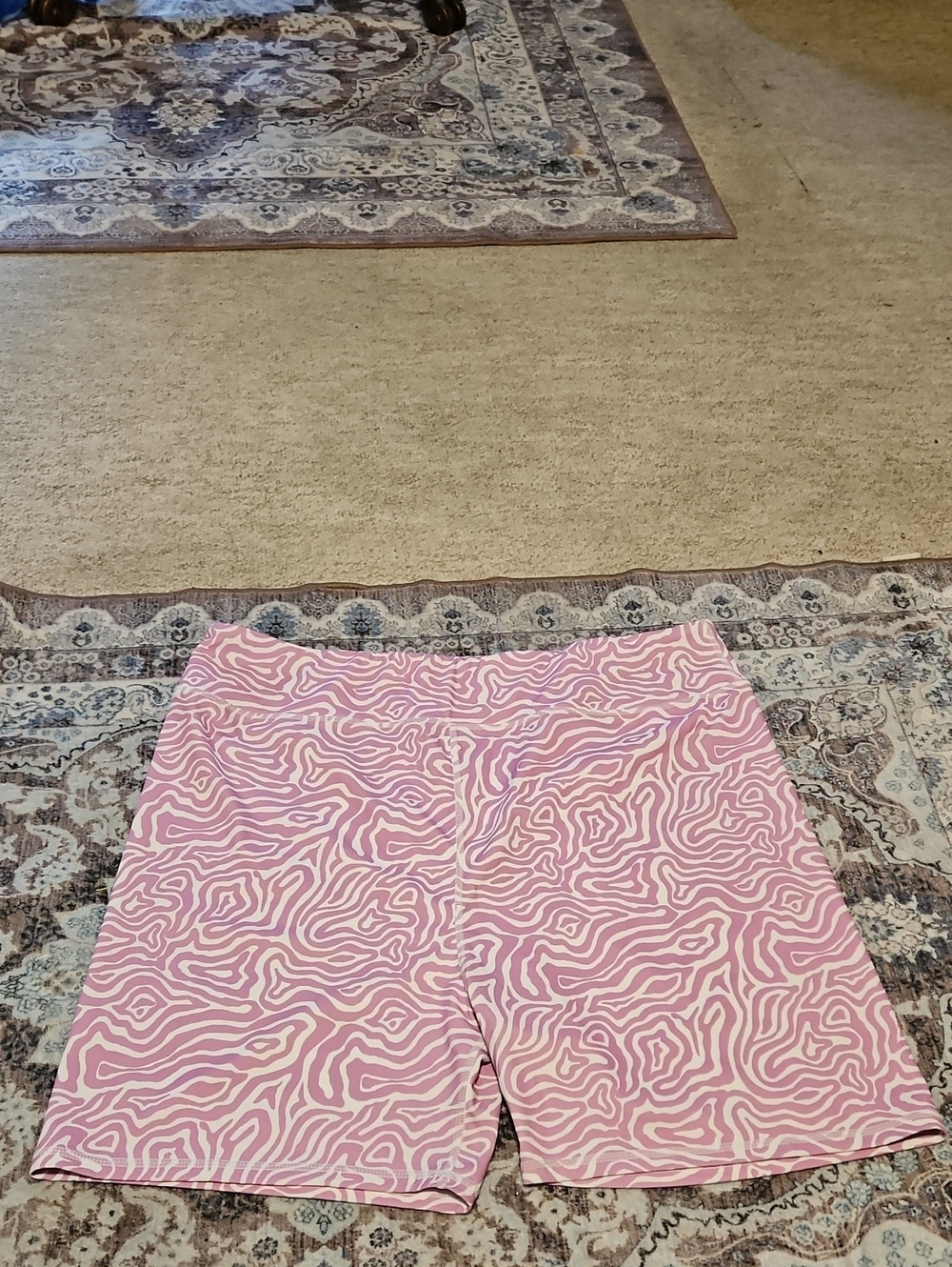 Cotton On Pink Zebra-Print Bike Shorts